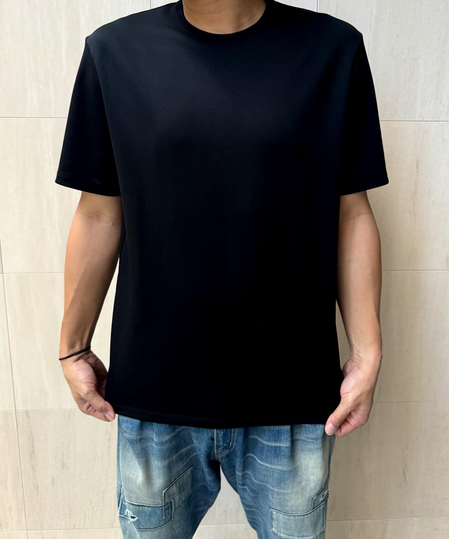 スタンダードボックスTシャツ(半袖)黒