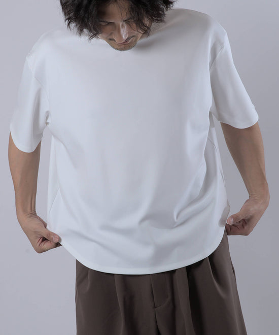 オーバーサイズ・ラウンド白Tシャツ（半袖）｜白Tシャツ専門店ブランド Cov