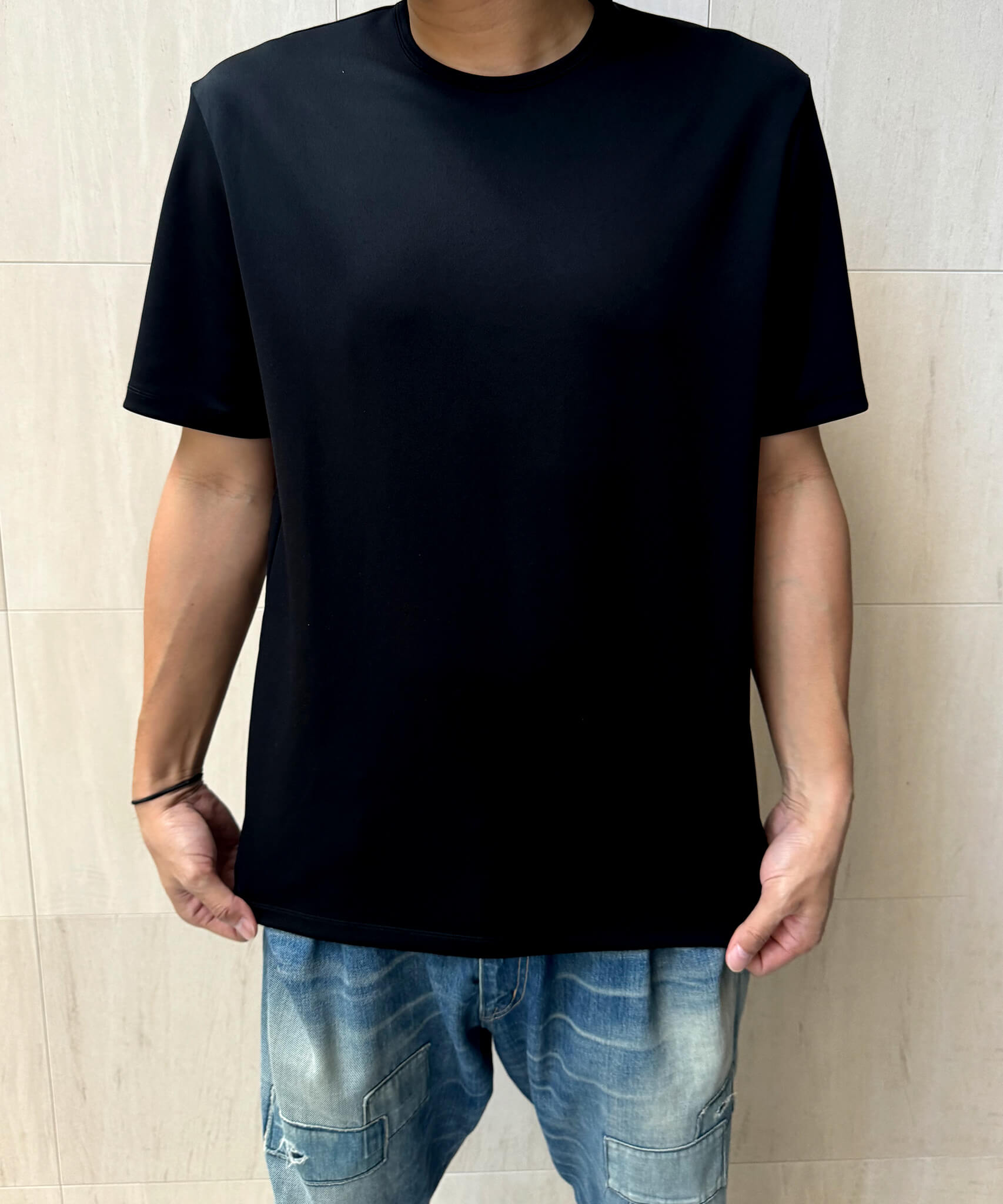 スタンダードボックス黒Tシャツ（半袖）｜白Tシャツ専門店ブランド Cov